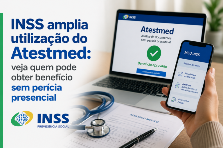 Atestmed INSS: quem pode conseguir benefício sem perícia médica em 2026?